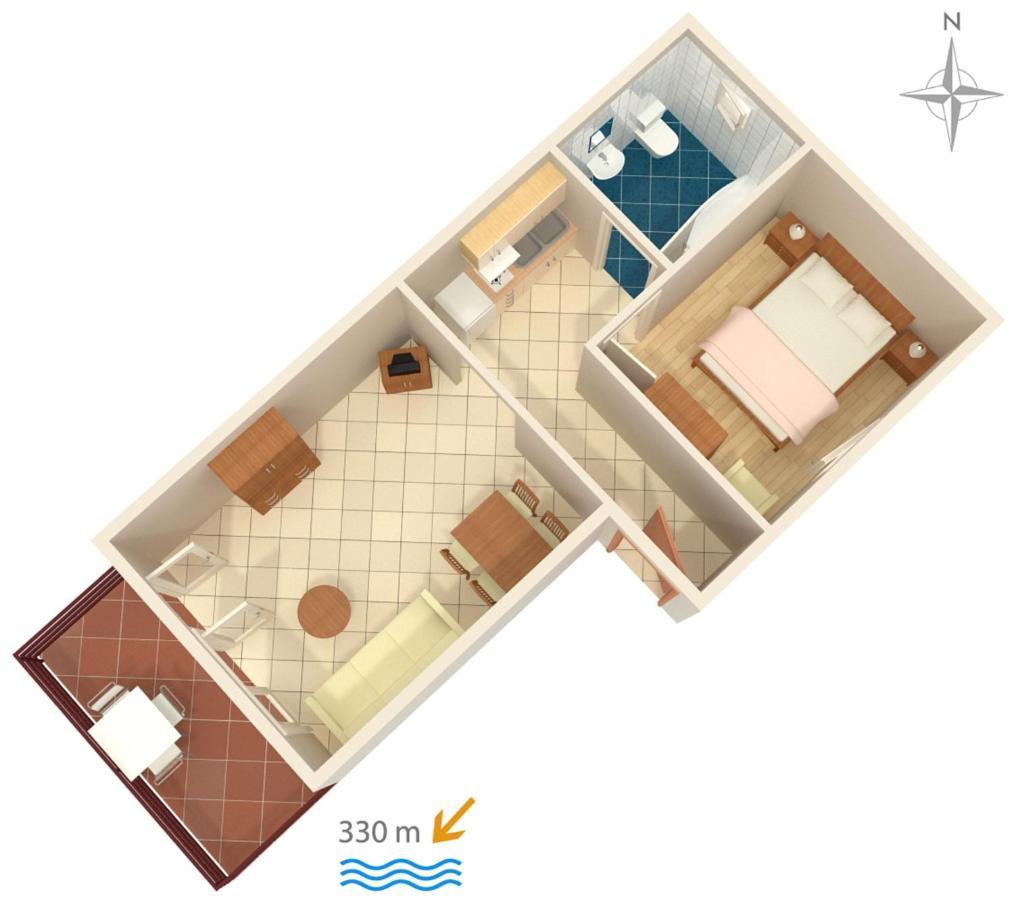 Apartment Jadranovo 5533A Exterior foto